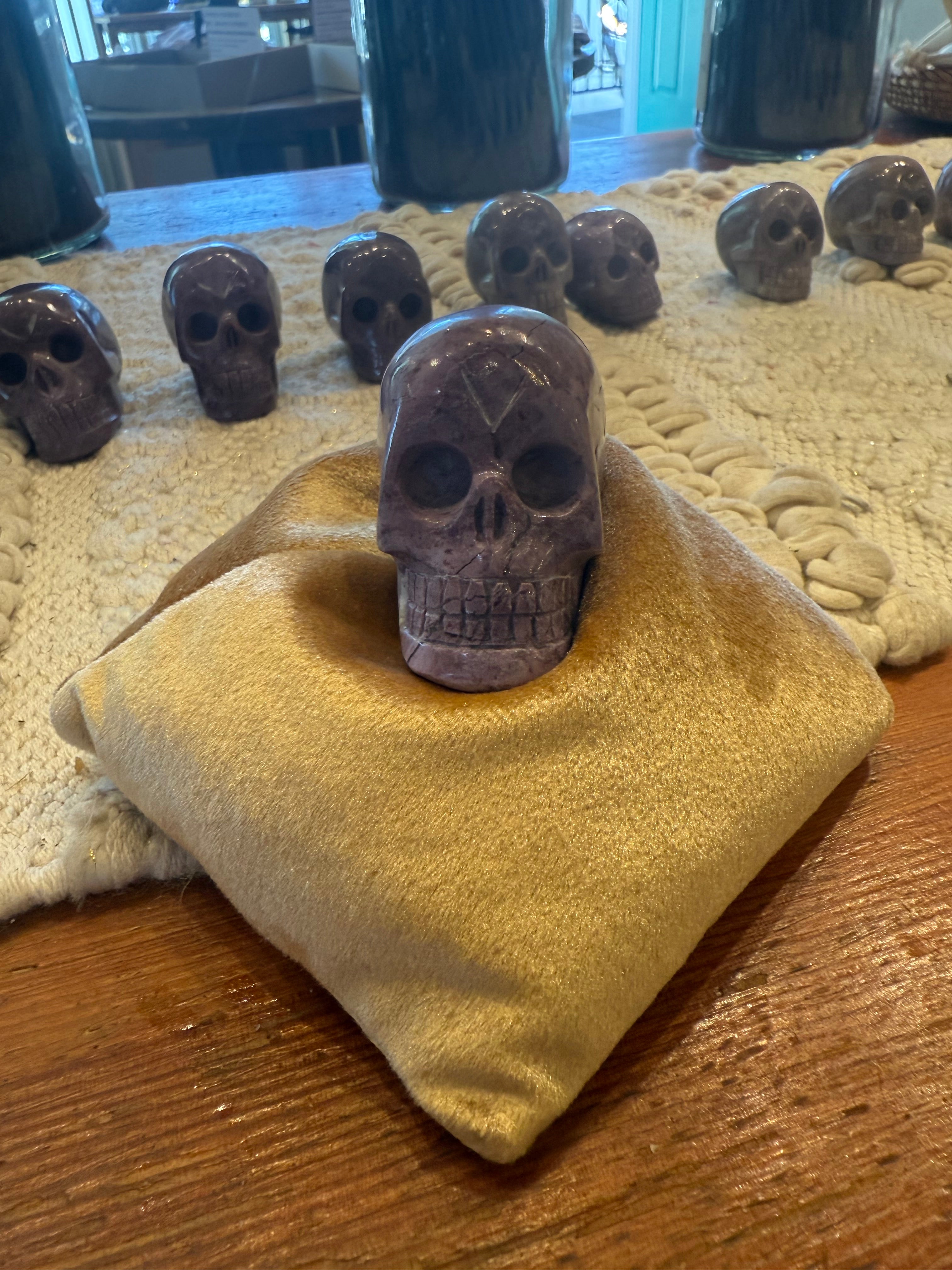 Lavender Jade Skull