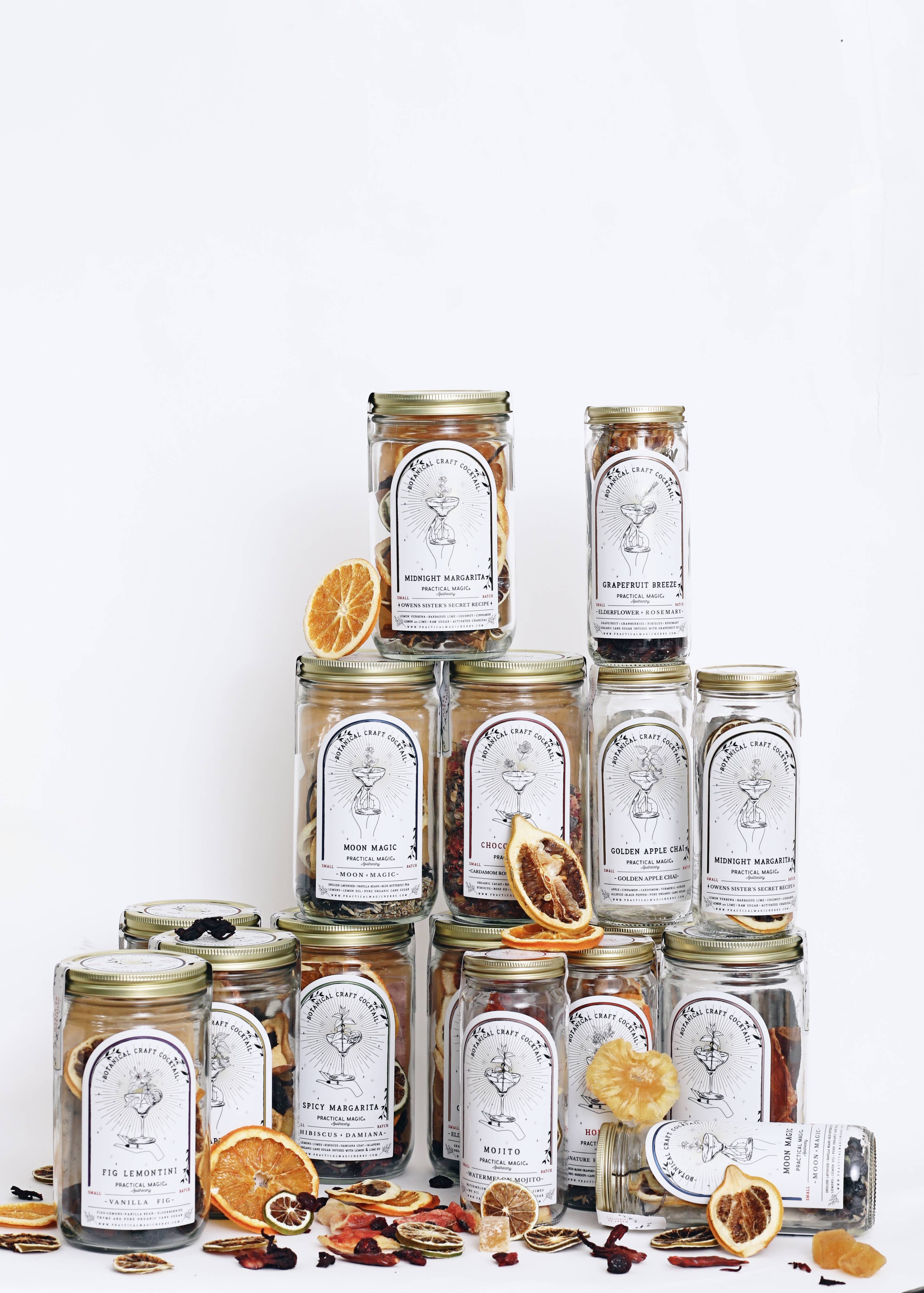 Golden Apple Chai Craft Cocktail Infusion Drink Kit -Jar