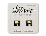 Retro Floppy Disk Earrings // Geek Gift