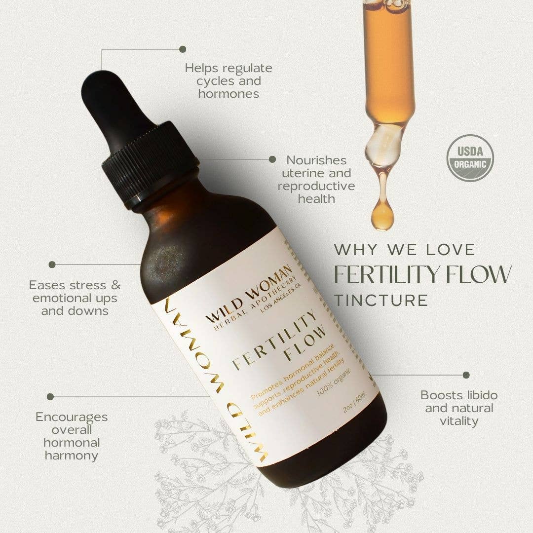 Fertility Flow Tincture | Women's Herbal Hormone Balance