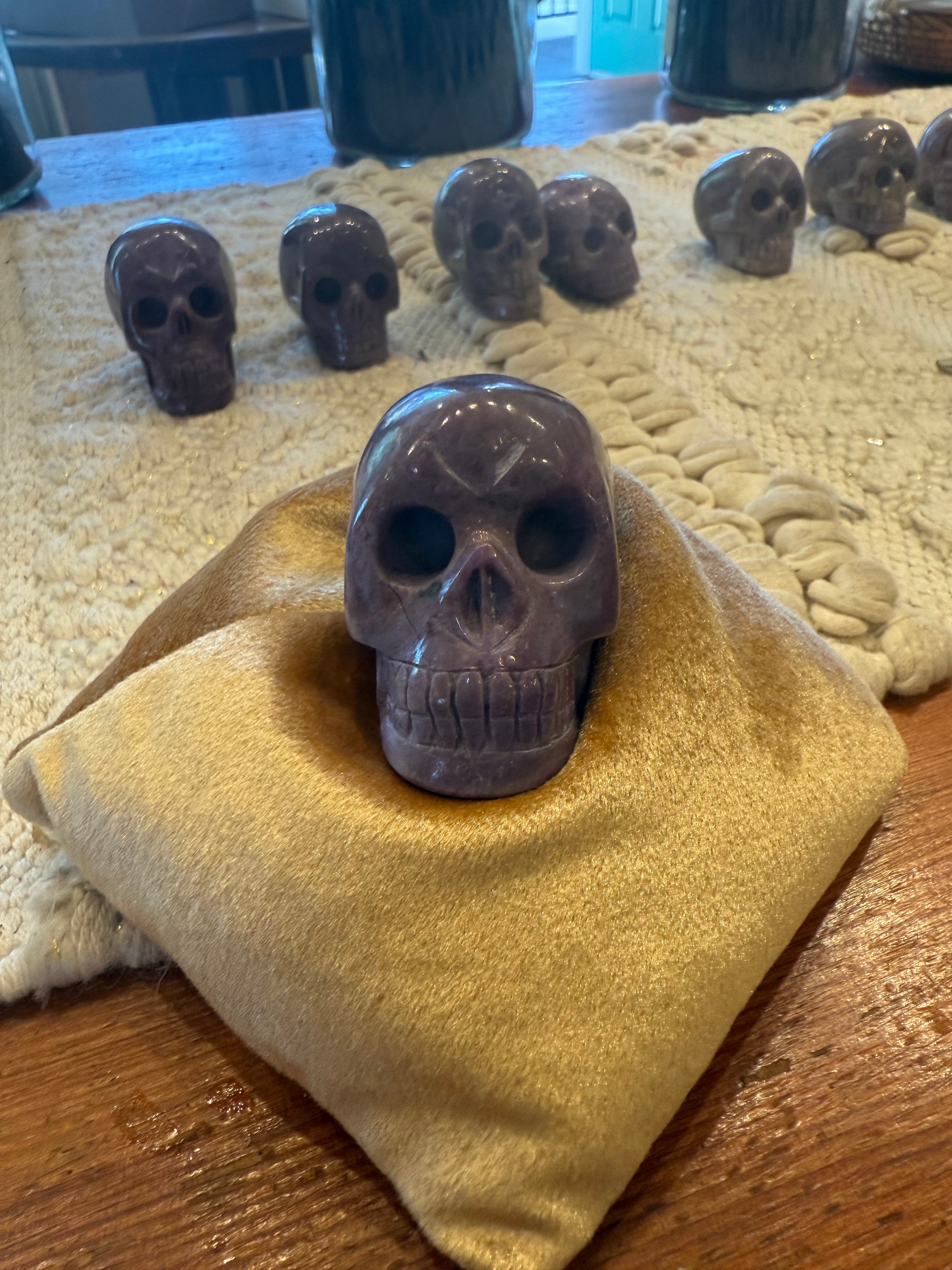 Lavender Jade Skull