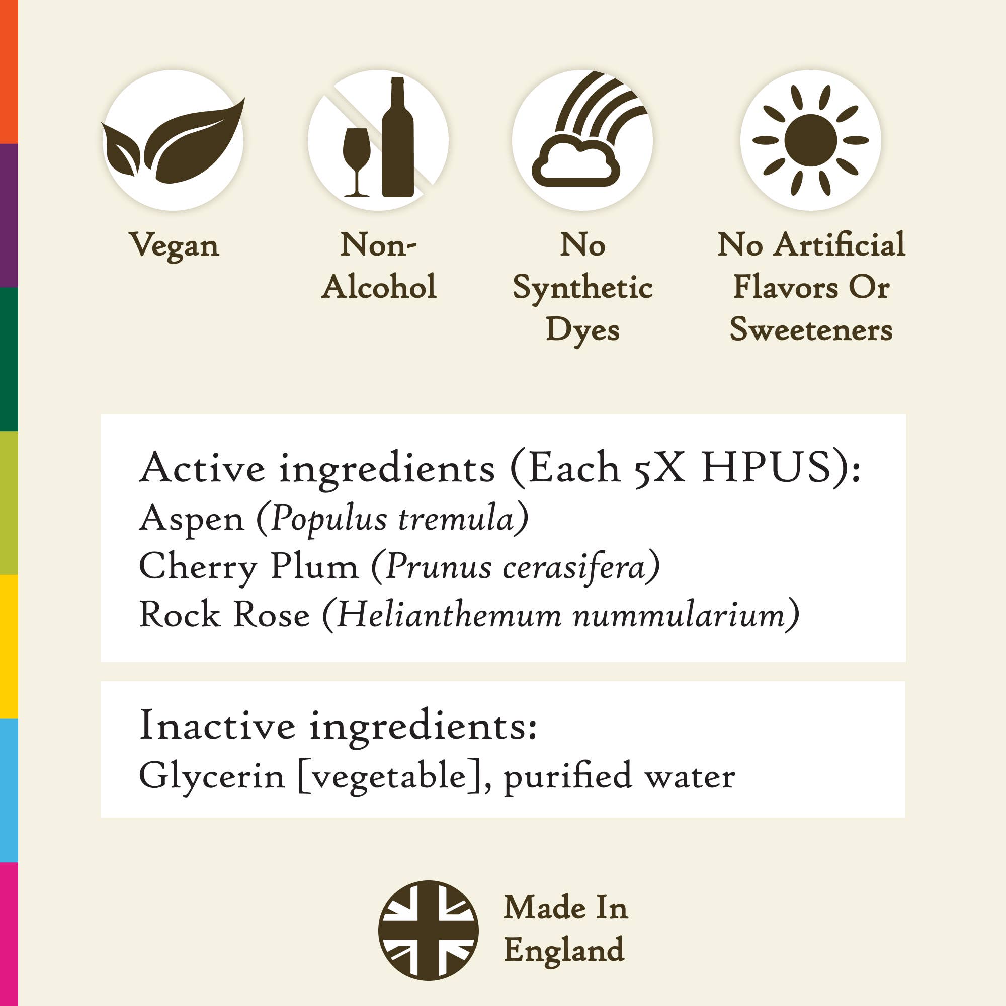 Bach Original Flower Remedies, Fear No More Trio Kit