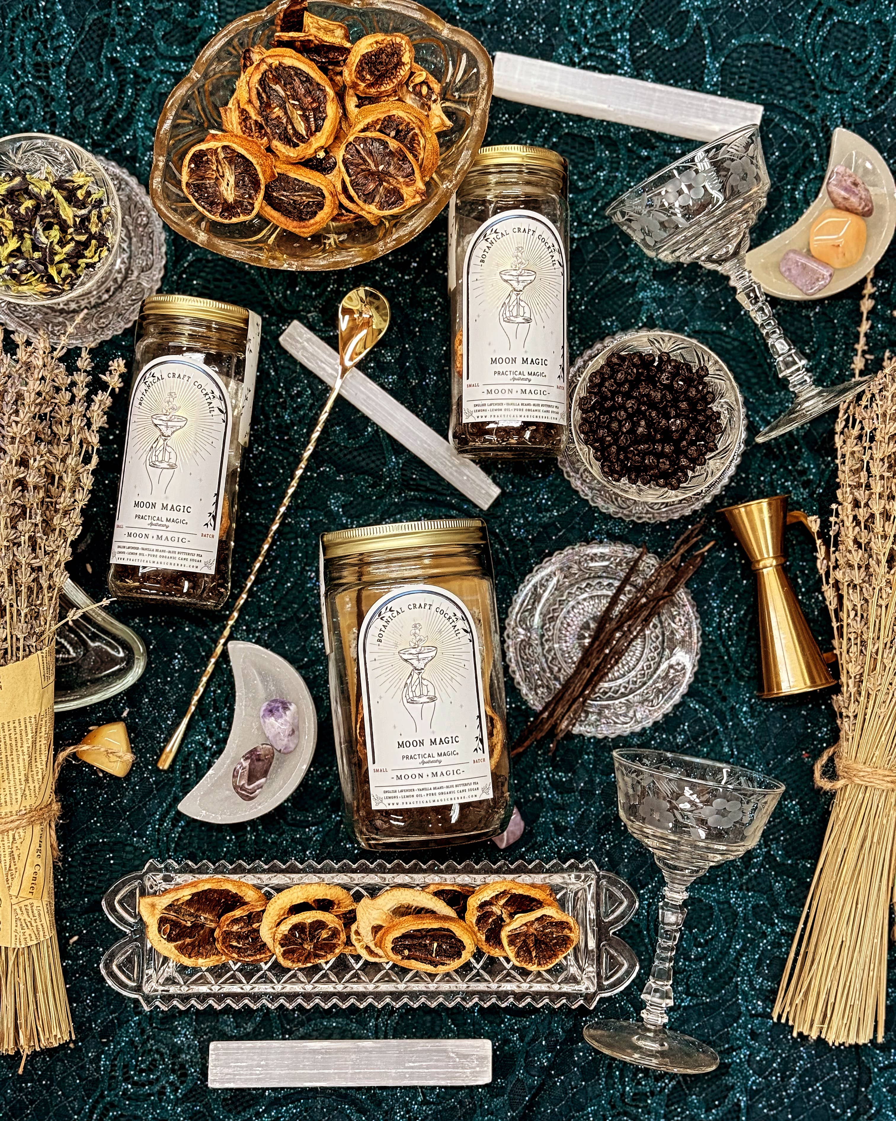 Moon Magic Martini Craft Cocktail Infusion Drink Kit -Jar