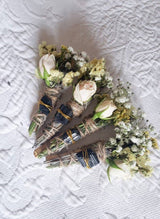 Black Tourmaline, Palo Santo, Rose and Wild Flower Smudge Bundle