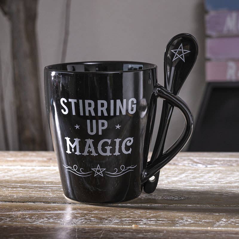 Stirring Up Magic Mug and Spoon Set