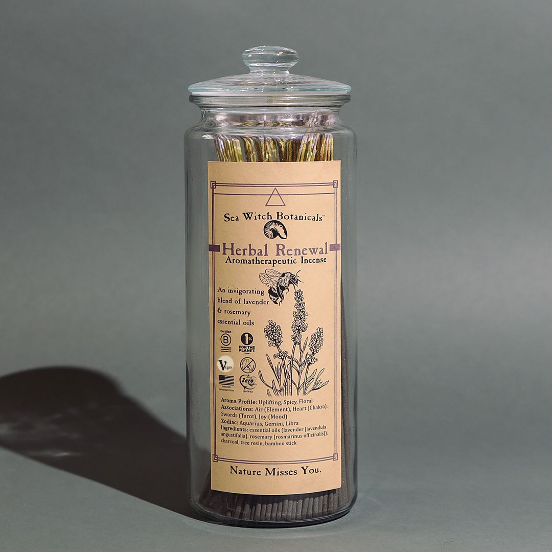Herbal Renewal Incense: Single Scent