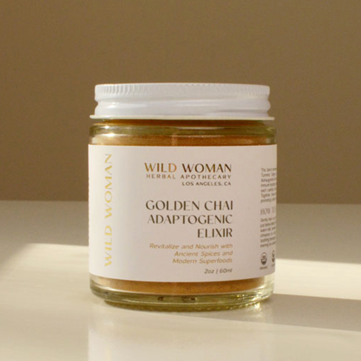 Golden Chai Adaptogenic Elixir | Ayurvedic Mushroom Blend