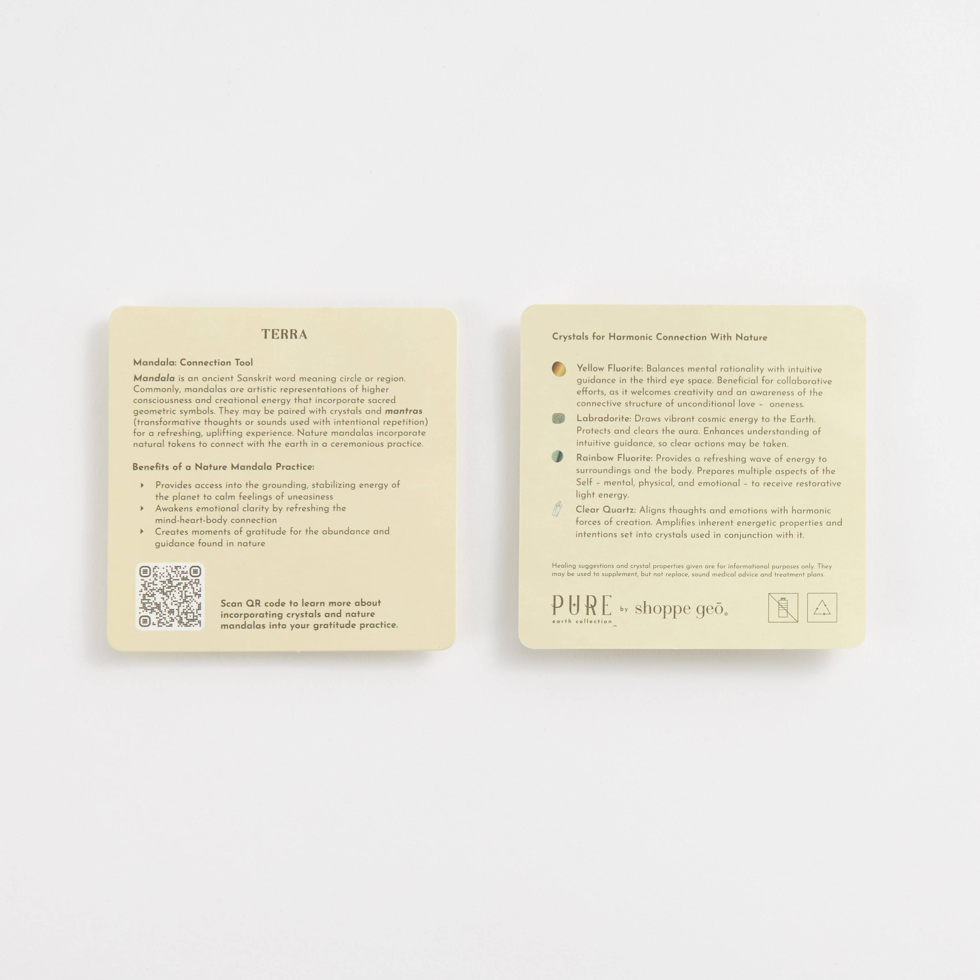 TERRA Crystal Mandala + Bundle - Plastic Free