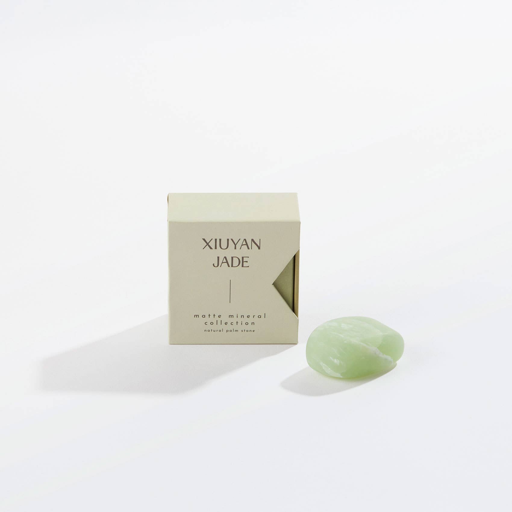 Palm Stone: Xiuyan Jade - Plastic Free Packaging!