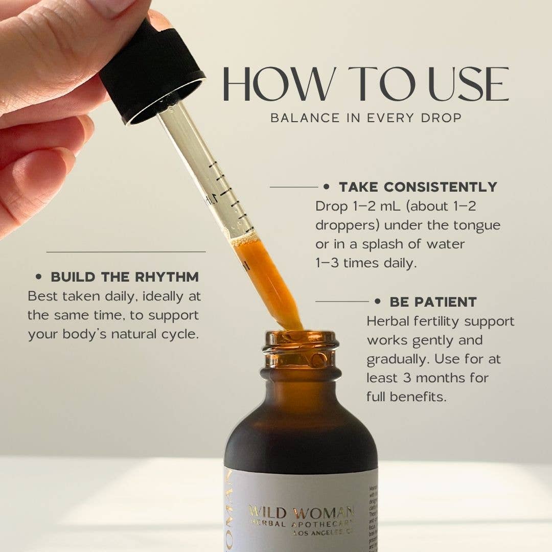 Fertility Flow Tincture | Women's Herbal Hormone Balance