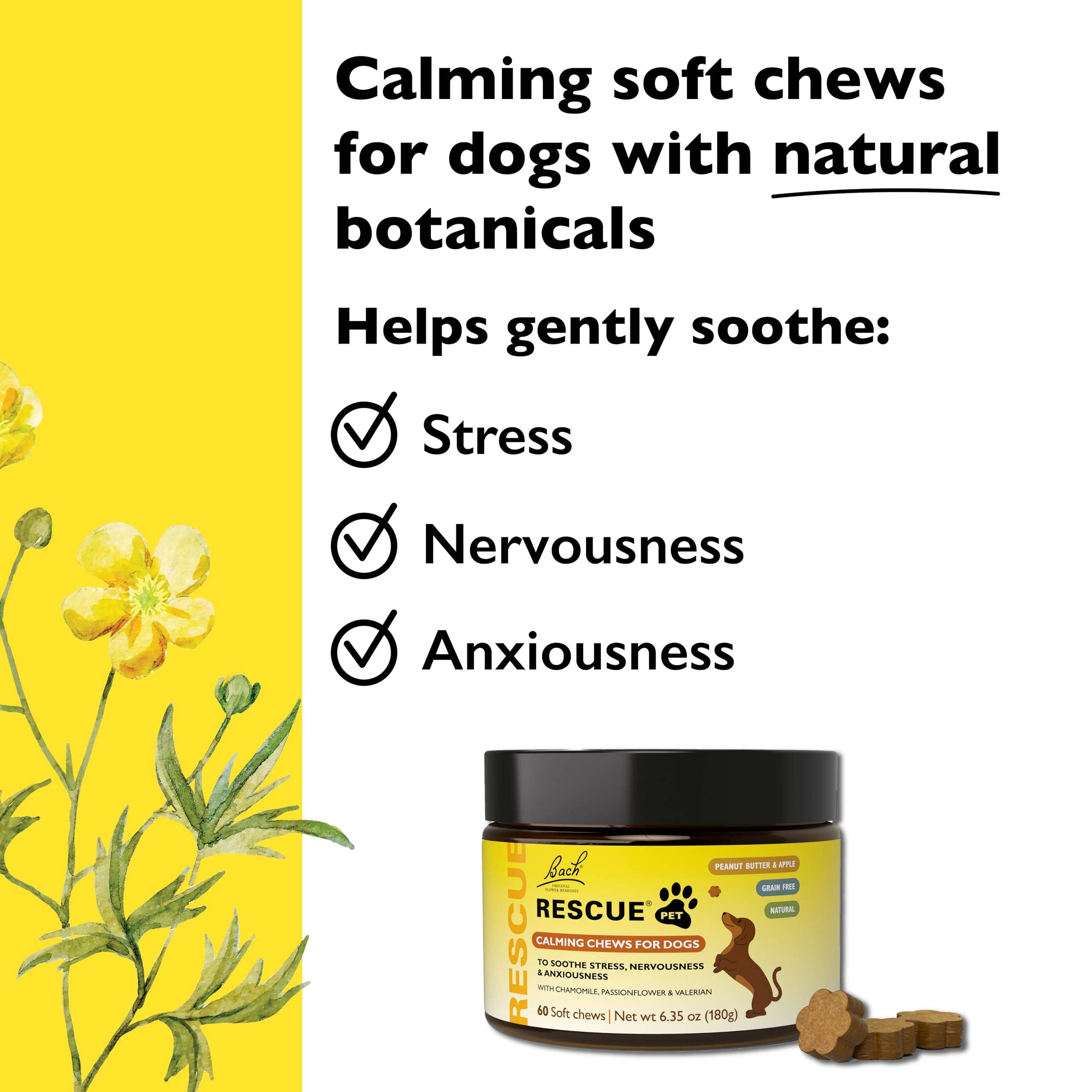 RESCUE® Pet Calming Chews 60ct