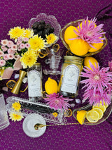 Fig Lemontini Craft Cocktail Infusion Drink Kit -Glass Jar