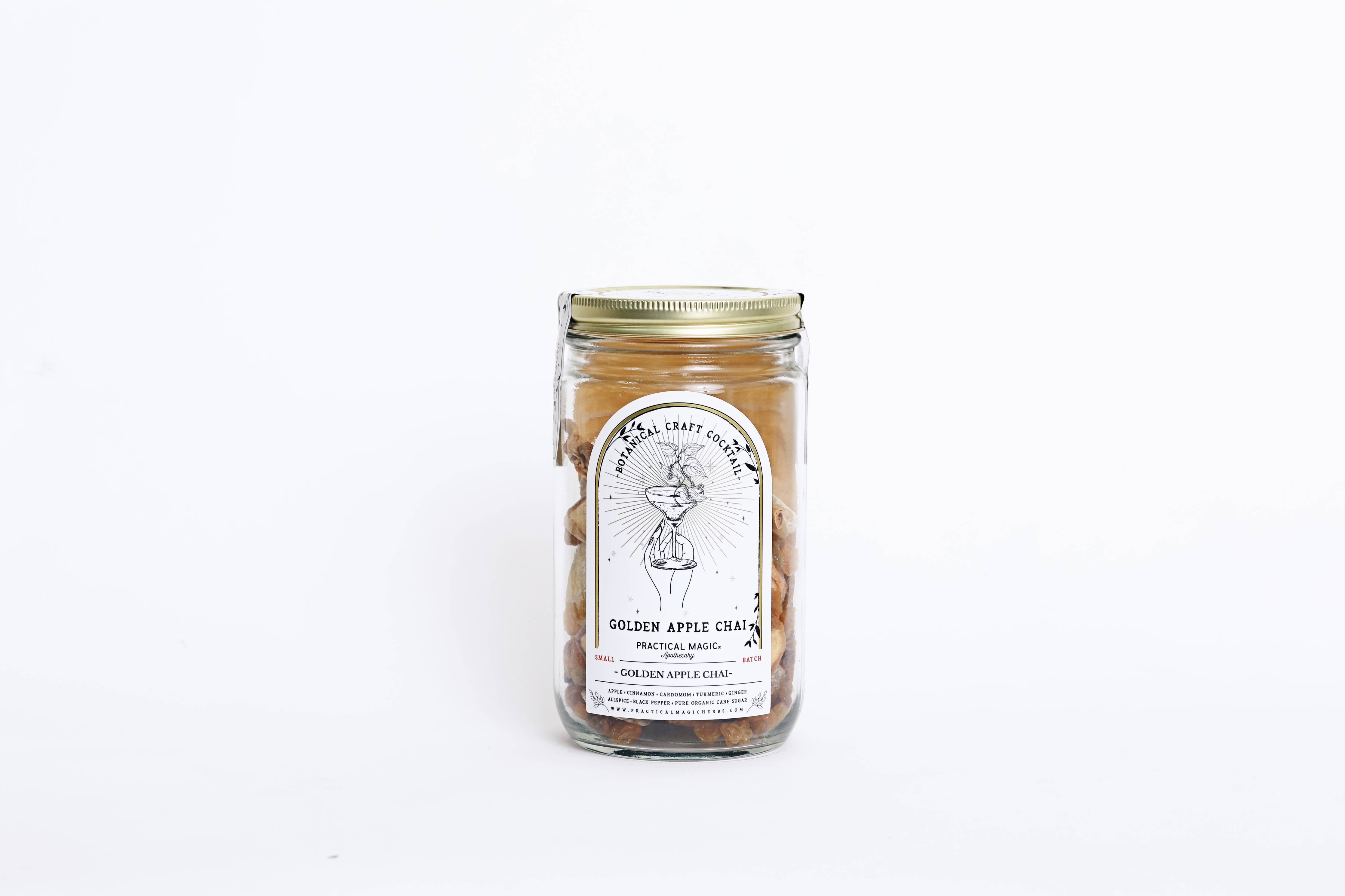 Golden Apple Chai Craft Cocktail Infusion Drink Kit -Jar