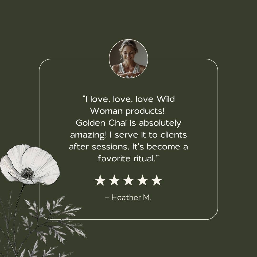 Golden Chai Adaptogenic Elixir | Ayurvedic Mushroom Blend