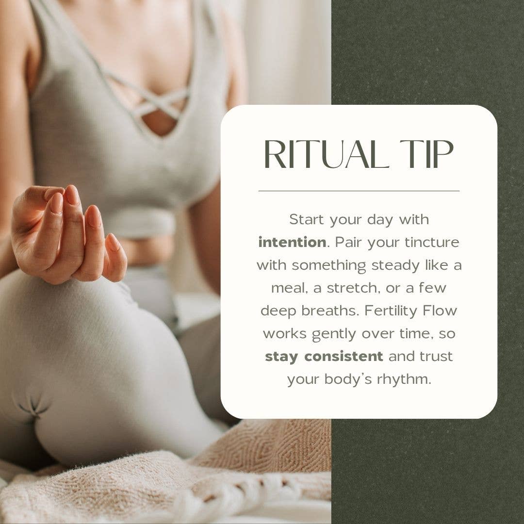 Fertility Flow Tincture | Women's Herbal Hormone Balance