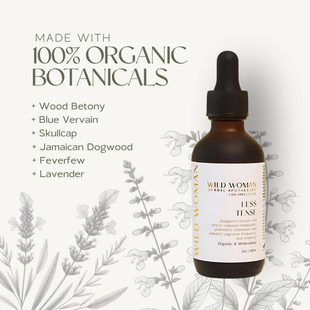 Less Tense | Tension Headache & Migraine Herbal Tincture