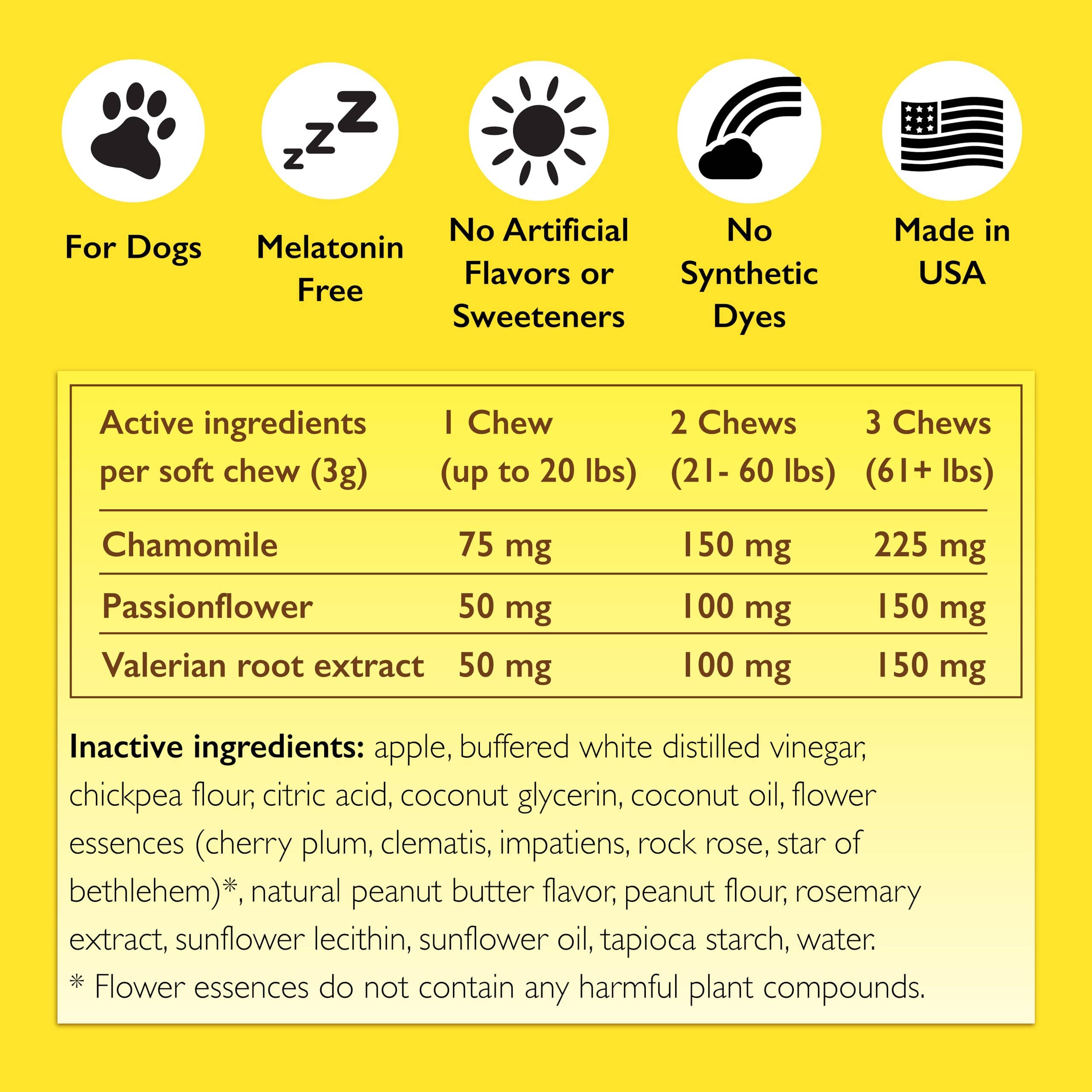 RESCUE® Pet Calming Chews 60ct