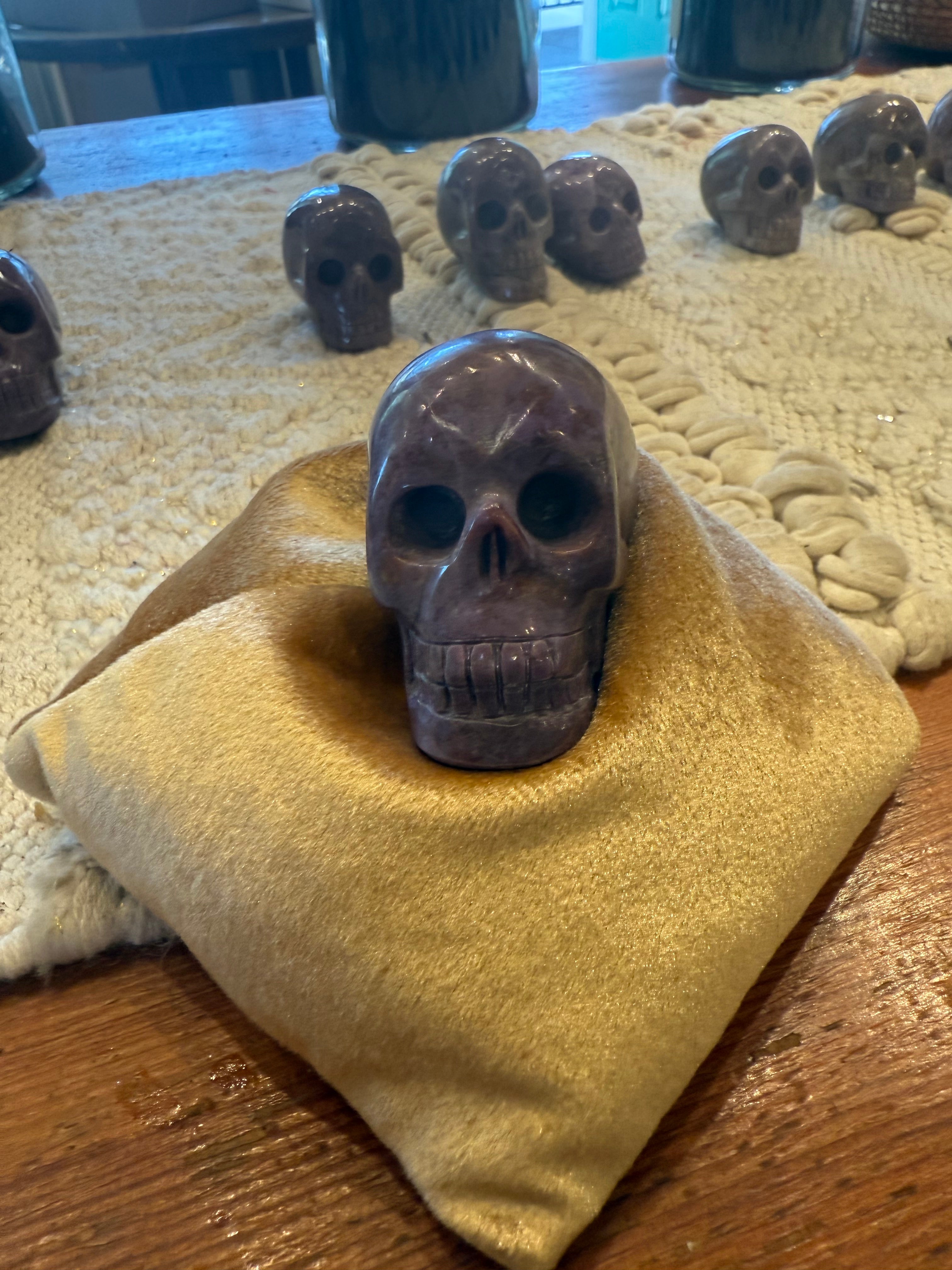 Lavender Jade Skull