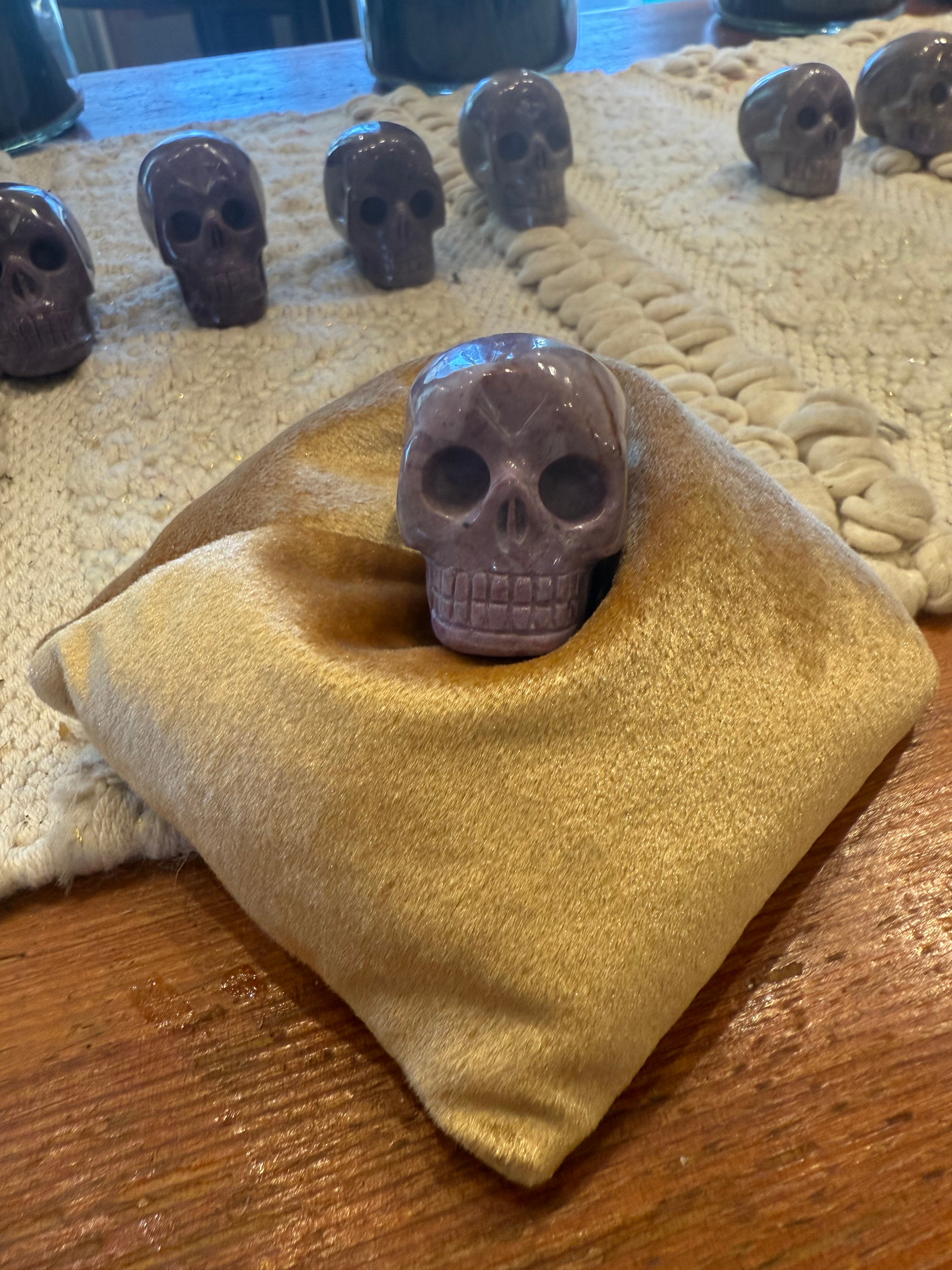Lavender Jade Skull
