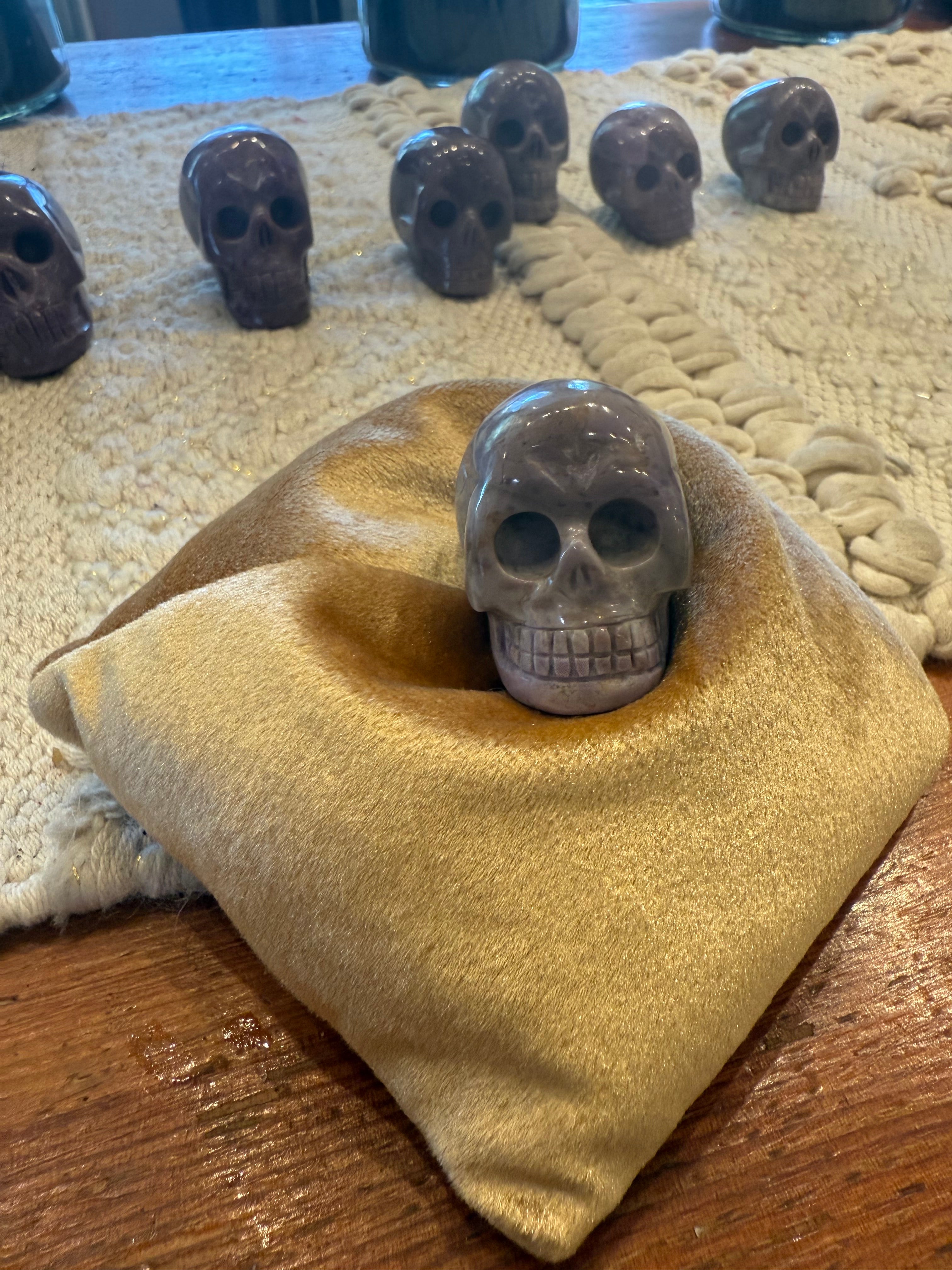 Lavender Jade Skull