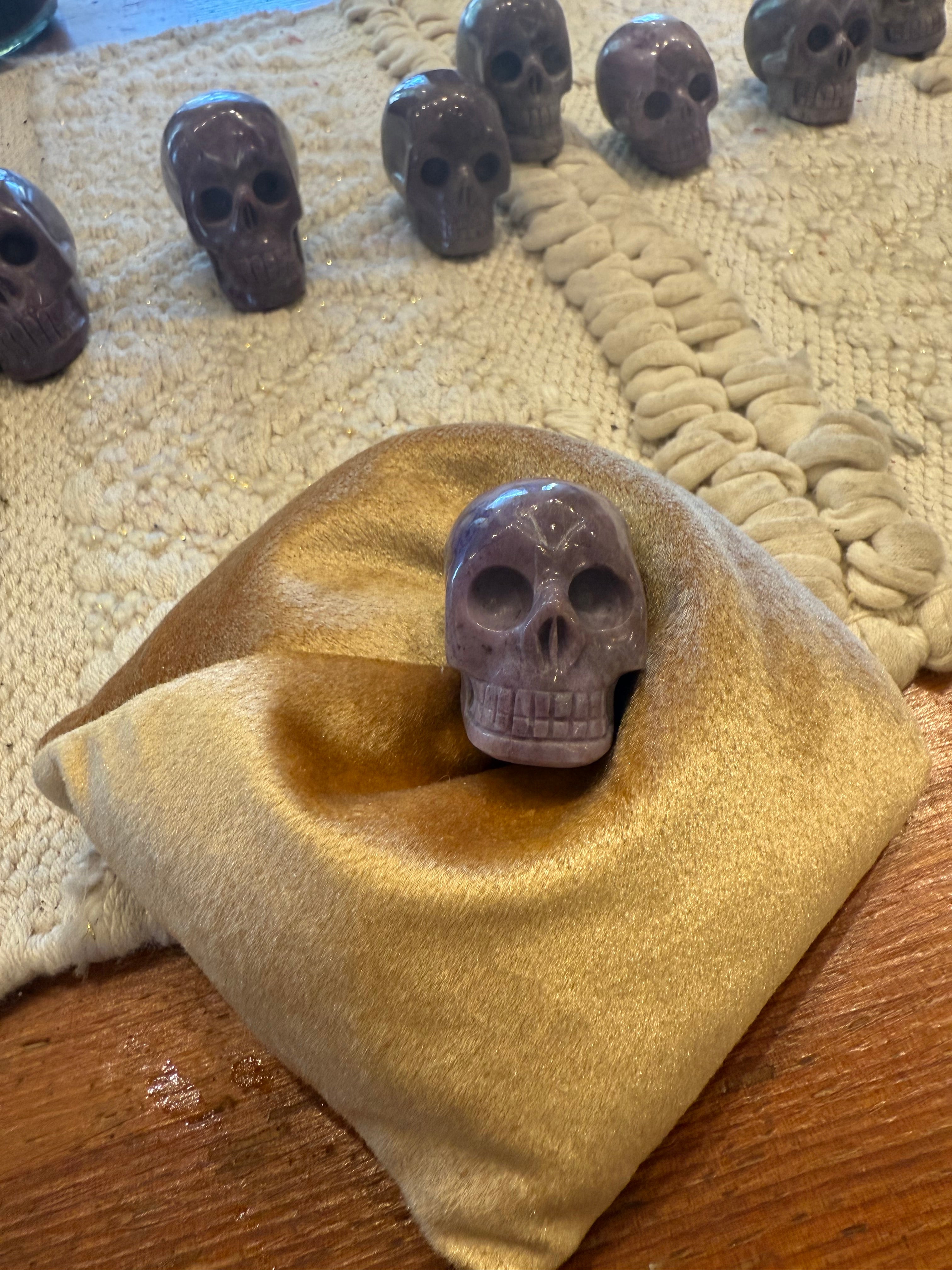 Lavender Jade Skull