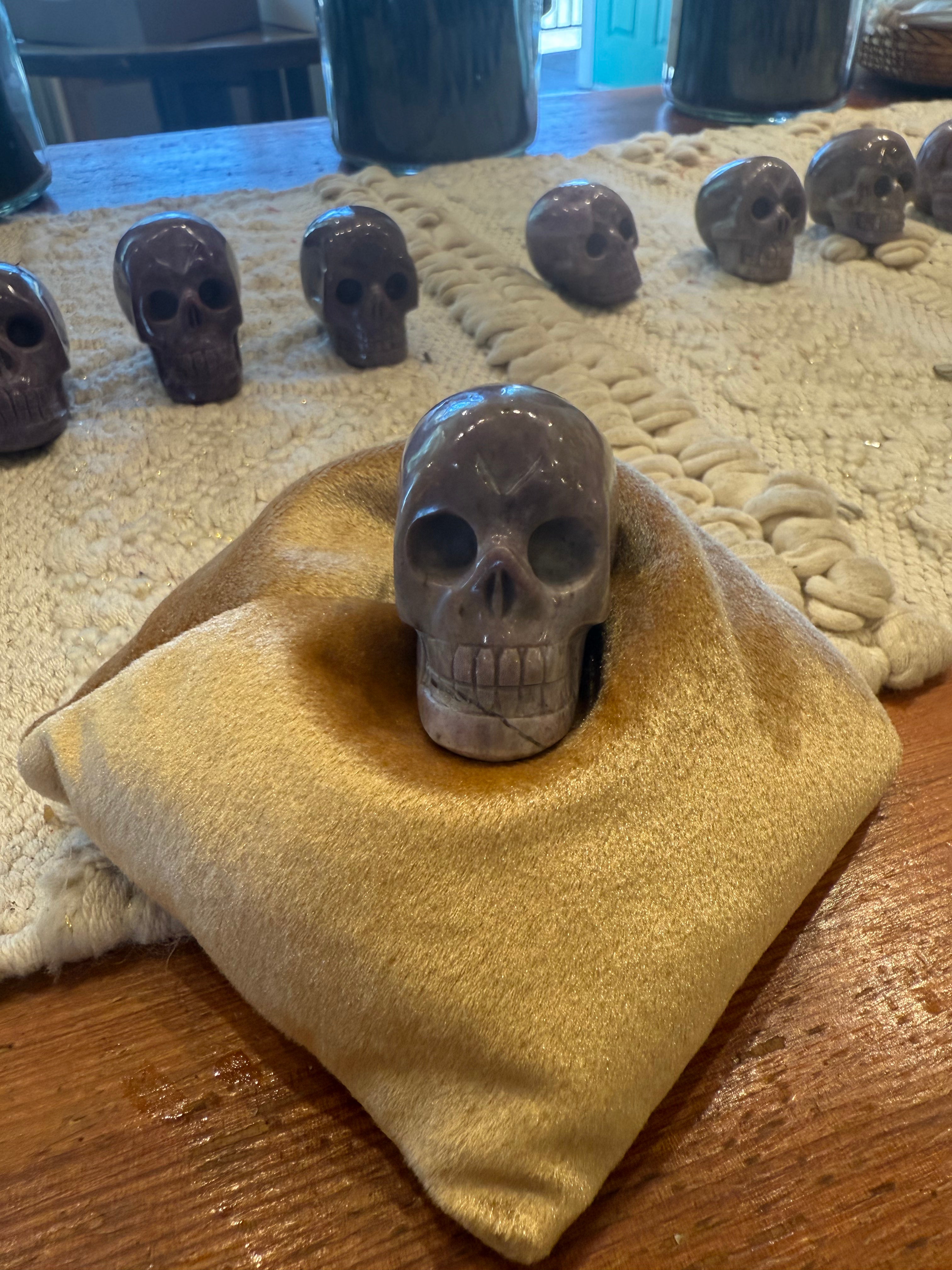 Lavender Jade Skull