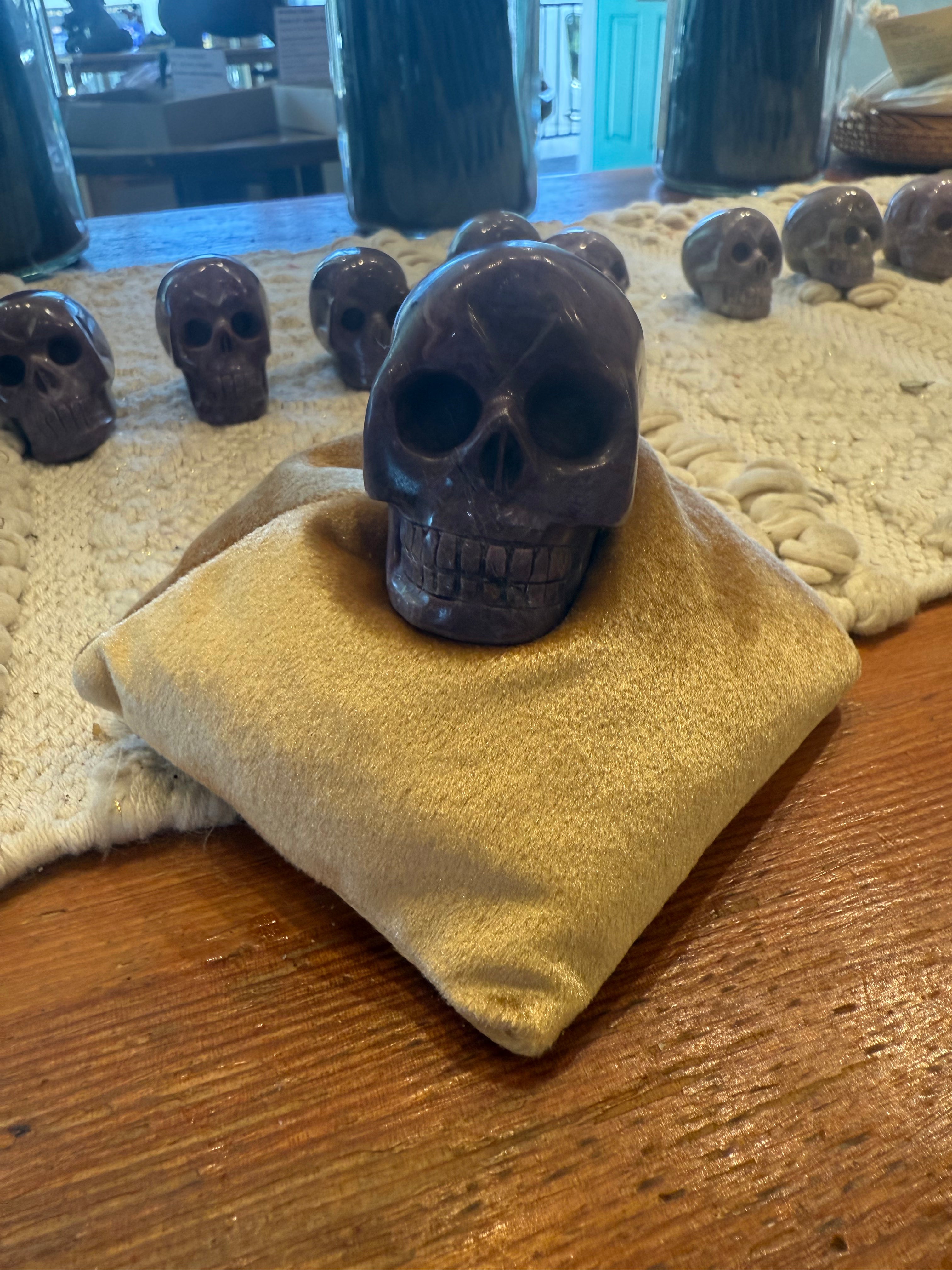 Lavender Jade Skull