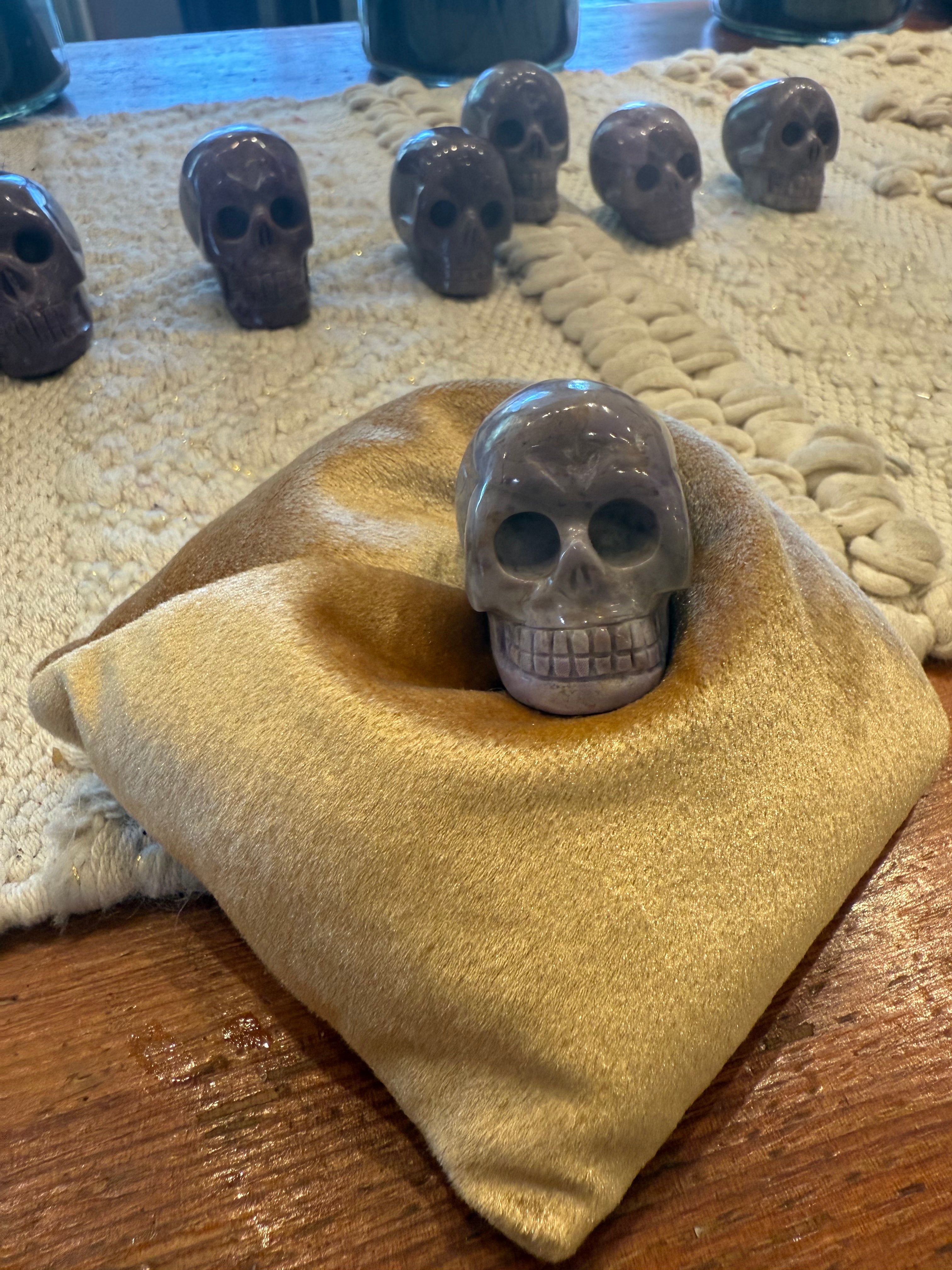 Lavender Jade Skull