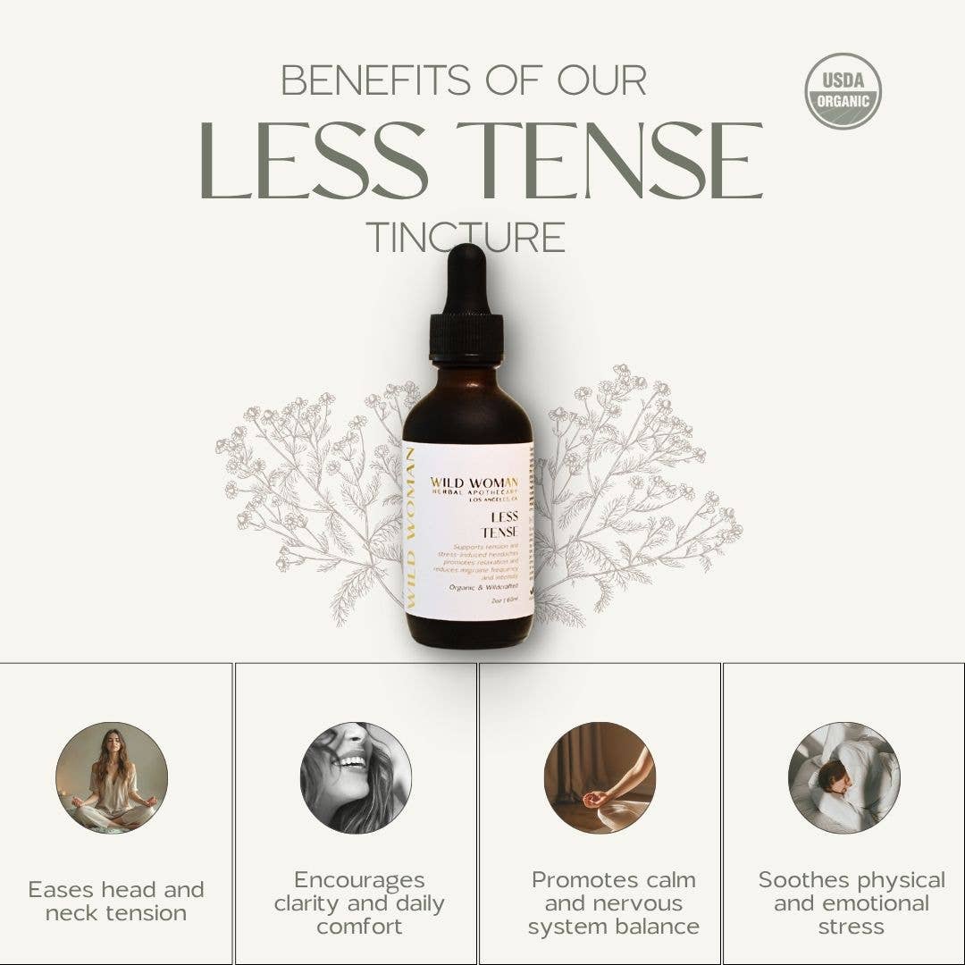 Less Tense | Tension Headache & Migraine Herbal Tincture