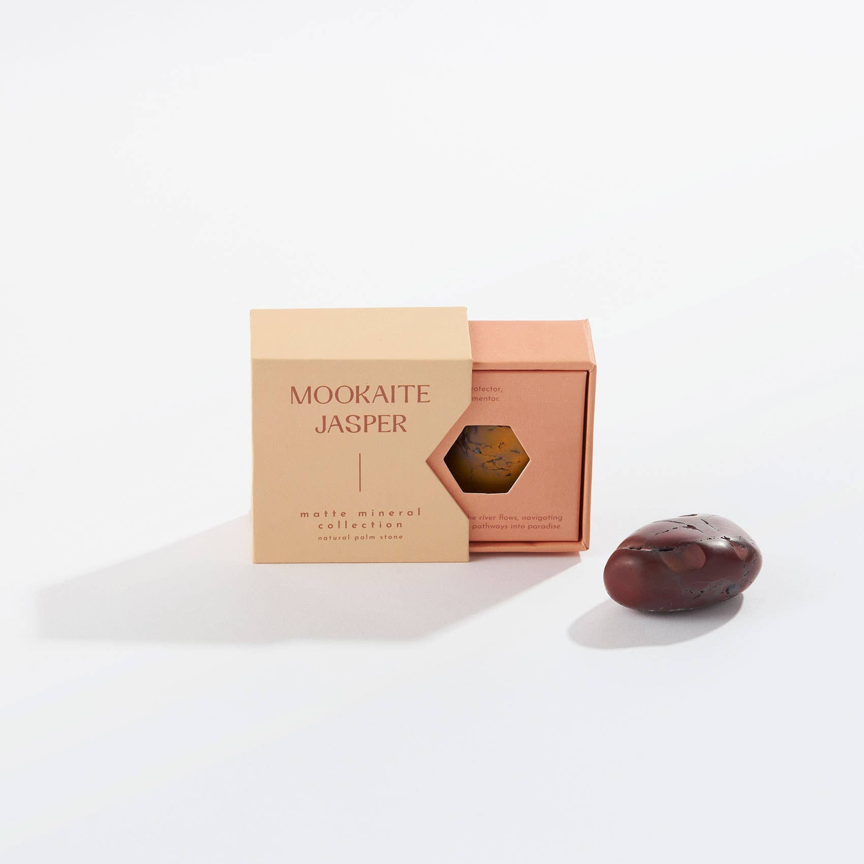 Palm Stone: Mookaite Jasper - Plastic Free Packaging!