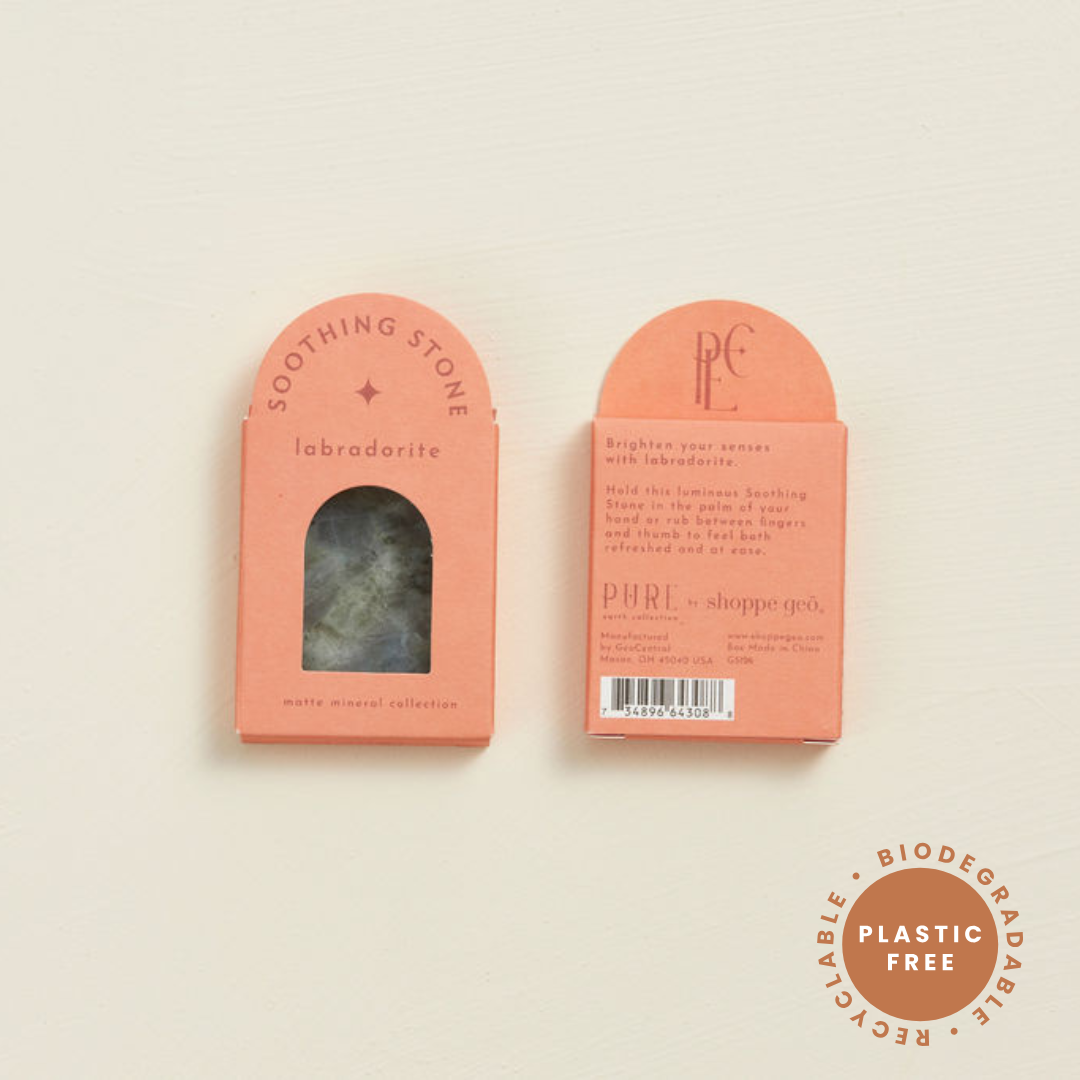 Labradorite Soothing Stone - Plastic Free Packaging!